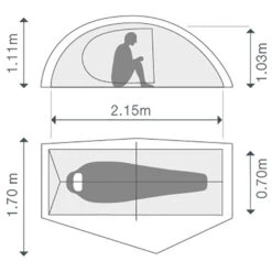 Exped Mira I HL - 1-person Tent -Exped Adventure Gear exped mira i hl 1 person tent bf detail 4