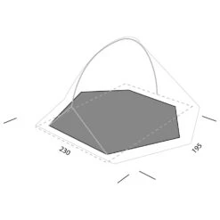 Exped Mira II HL - 2-person Tent -Exped Adventure Gear exped mira ii hl 2 person tent bf detail 5