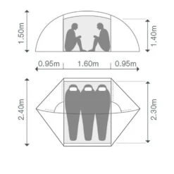 Exped ORION III EXTREME, Dark Lava