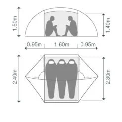 Exped ORION III UL, Moss