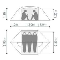 Exped VENUS III UL, Moss